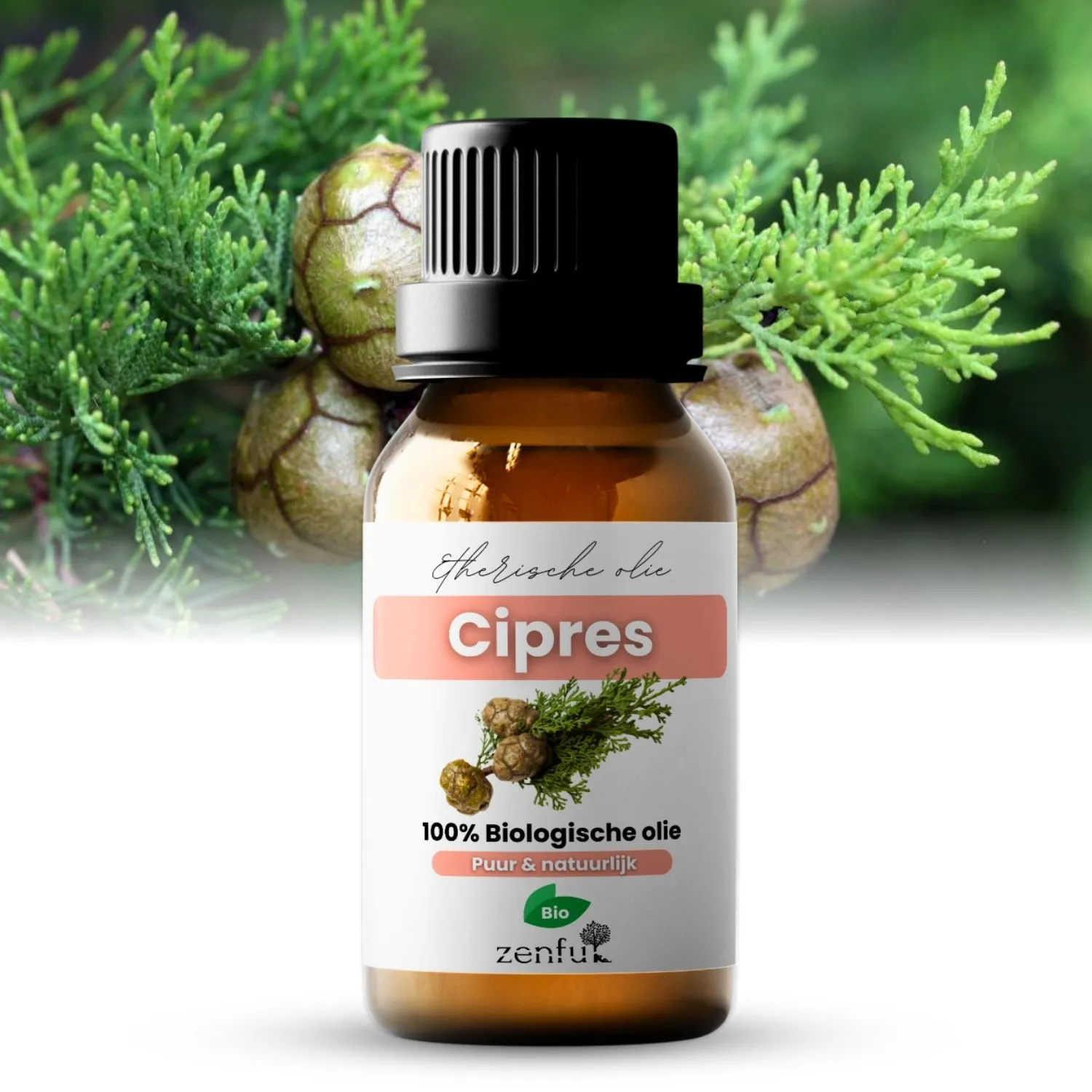 Zenful Cipres olie biologisch 5 ml