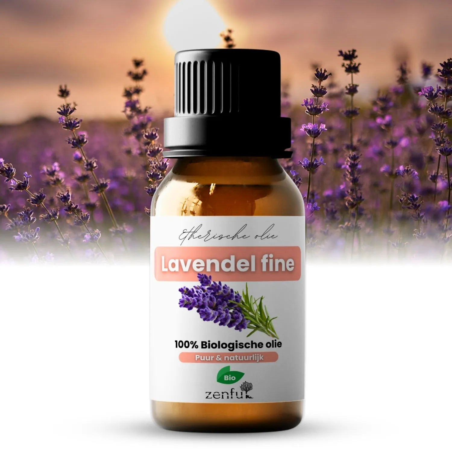 Zenful Lavendel fine Frankrijk etherische olie biologisch 10 ml