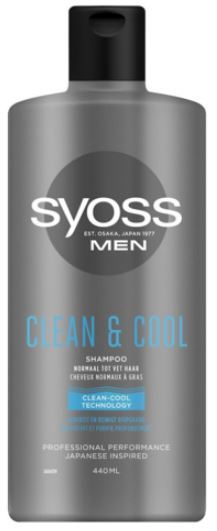 Men clean & cool shampoo 440ml