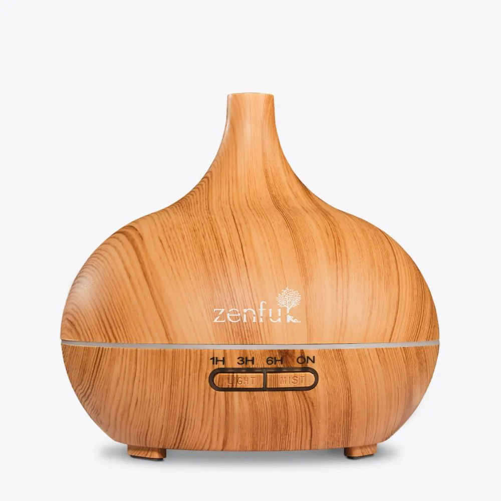 Zenful Dewdrop aroma diffuser 400ml licht hout