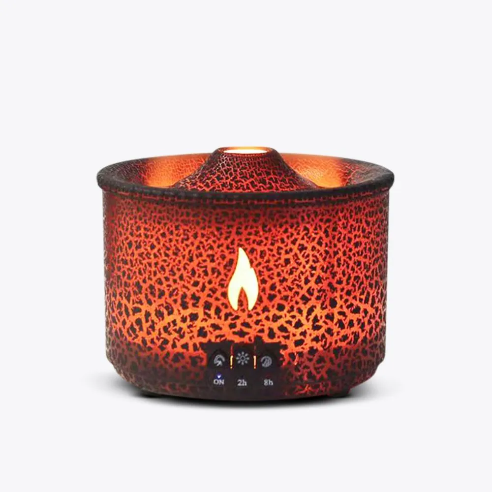 Zenful Vulcano aroma diffuser vulkaan luchtbevochtiger zwart