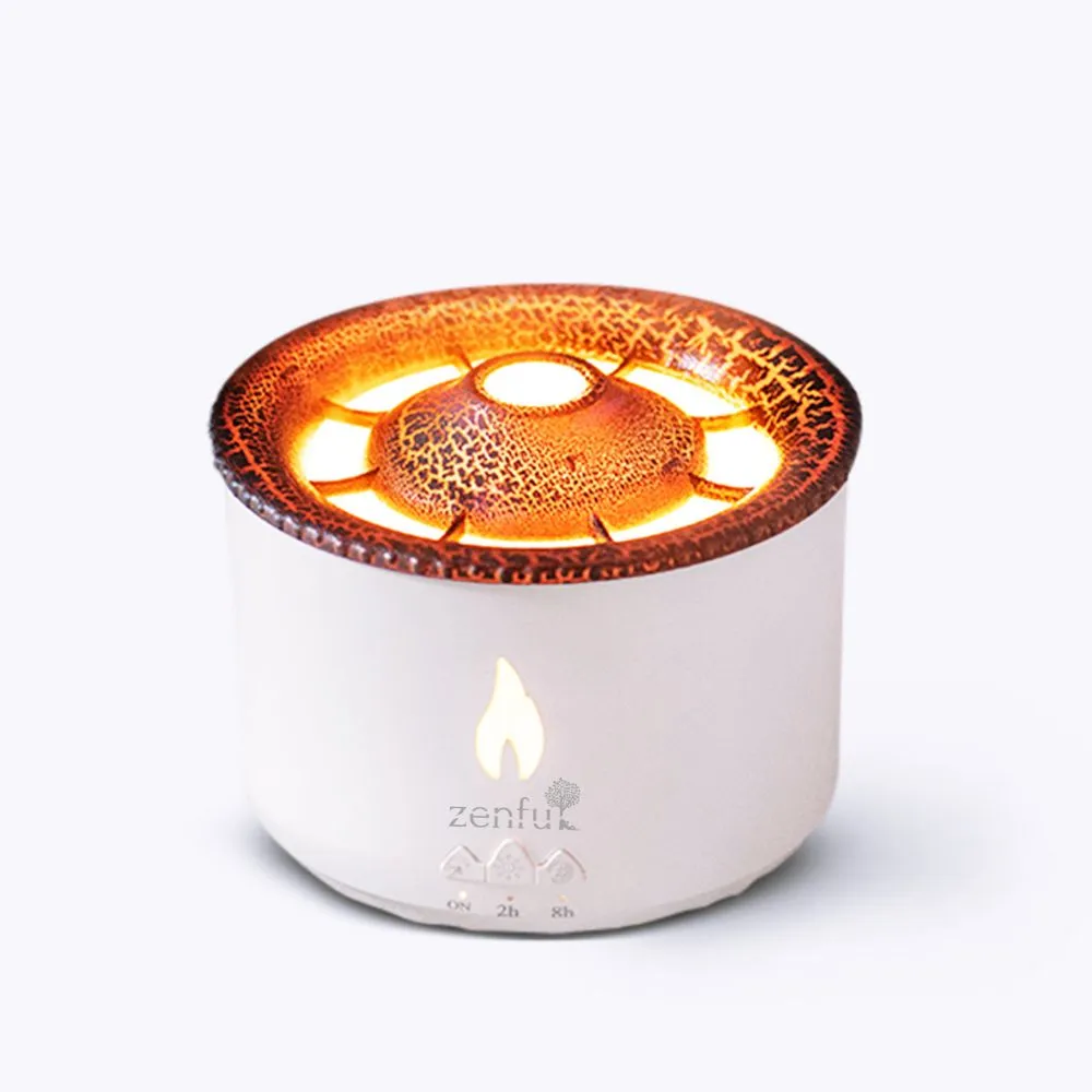 Zenful Vulcano geurverspreider vulkaan diffuser wit