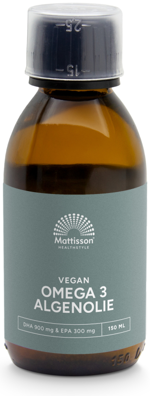 Mattisson Vegan omega 3 algenolie 1200mg 150 ML