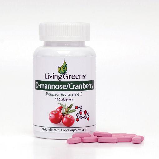 Livinggreens Cranberry met d mannose 120 tabletten