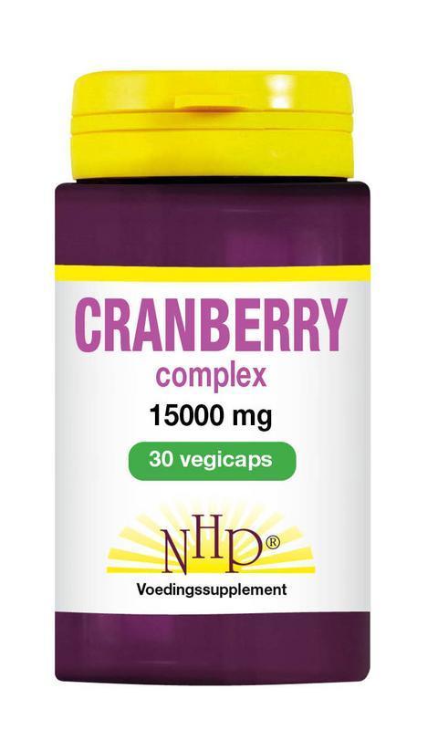 Nhp Cranberry complex 15000 mg 30 Vegetarische Capsules