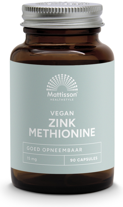 Mattisson Zink methionine 15mg 90 Vegicapsules