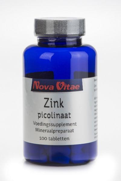 Nova Vitae Zink picolinaat 50 mg 100 tabletten