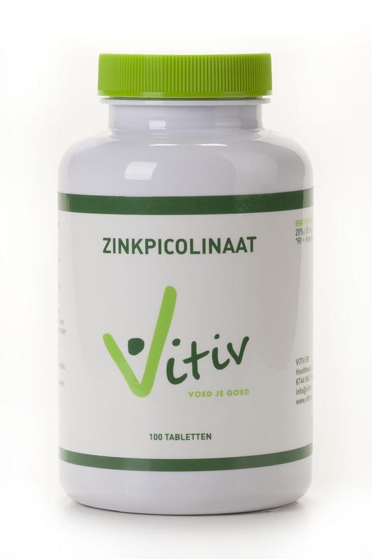 Vitiv Zink picolinaat 100 Tabletten