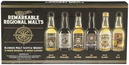 Douglas Laing & Co Remarkable Regional Malts Miniaturen 5CL