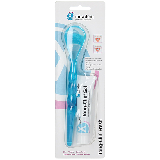 Tong-Clin Fresh - Tongschraper + Tong-Clin Gel 15 ml