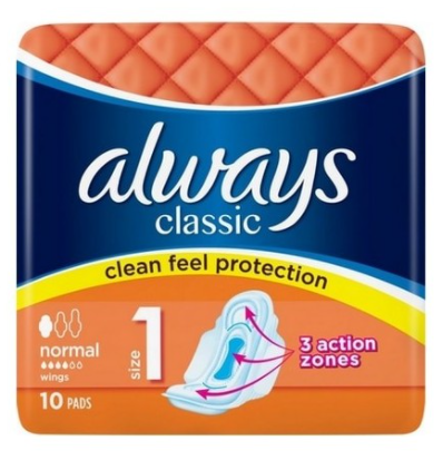 Always Maandverband - classic normal 10 st