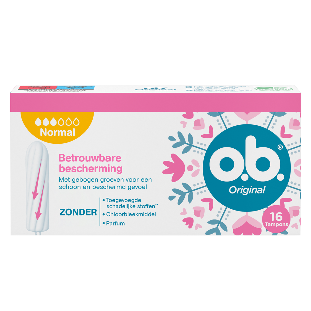 Original Tampons Normal - met gebogen groeven