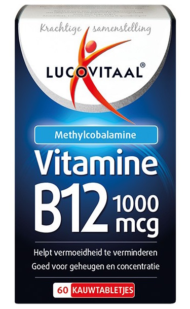 Vitamine B12 1000mcg Kauwtabletten