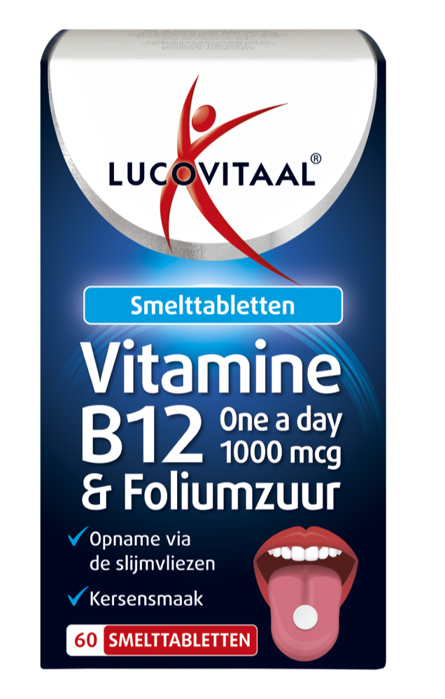 Vitamine B12 & Foliumzuur Smelttabletten