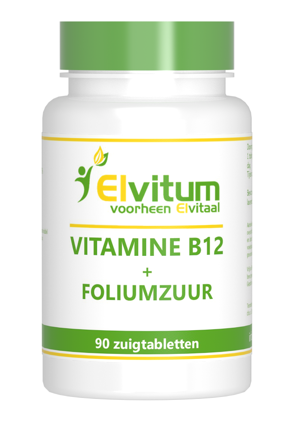 Vitamine B12 + Foliumzuur Zuigtabletten