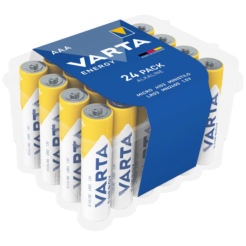 Varta Energy AAA CVP 24 AAA batterij (potlood) Alkaline 1200 mAh 1.5 V 24 stuk(s)