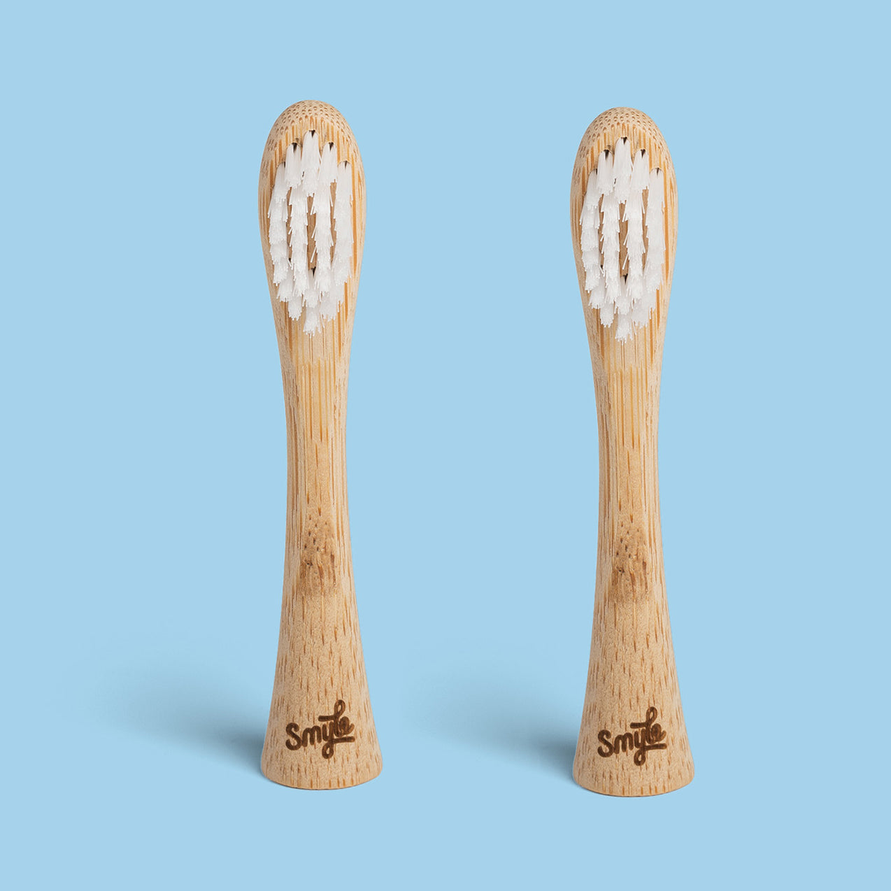 WeSmyle Smyle 2 pack - Smyle Bamboe opzetborstels - (Abonnement + levenslange garantie) Soft