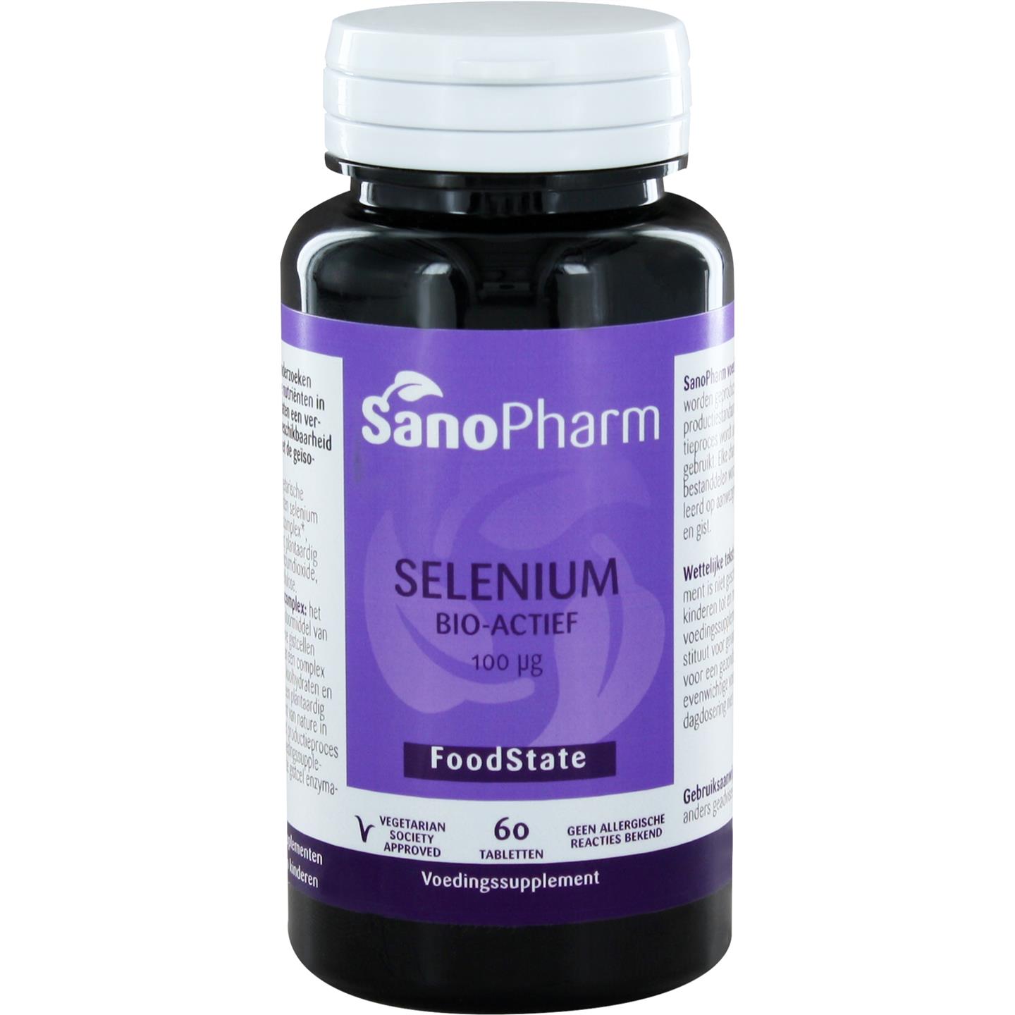SanoPharm FoodState Selenium 100 mcg