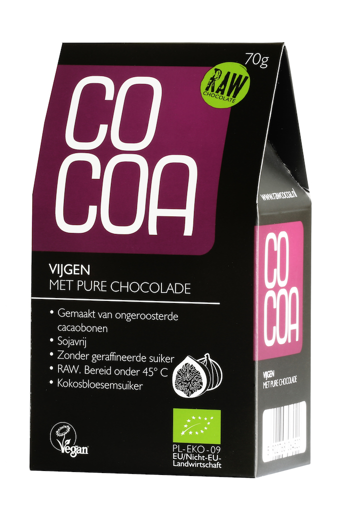 Cocoa Vijgen met Pure Chocolade RAW