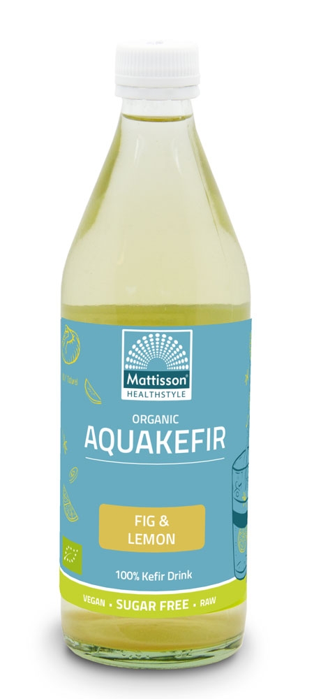 Mattisson HealthStyle Biologische AquaKefir Fig & Lemon Drink