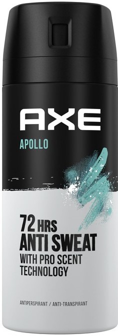 Axe Apollo deodorant spray anti-transpirant 150ml