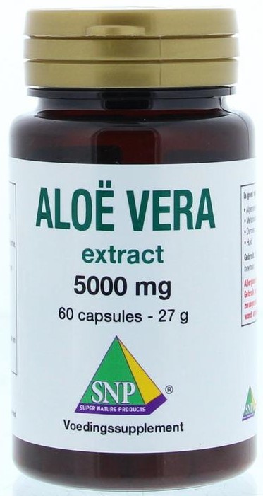 Aloe vera 5000 mg puur 60ca