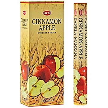 LalaShops HEM Wierook - Cinnamon Apple - Slof / Voordeelbox (6 Pakjes / 120 stokjes)