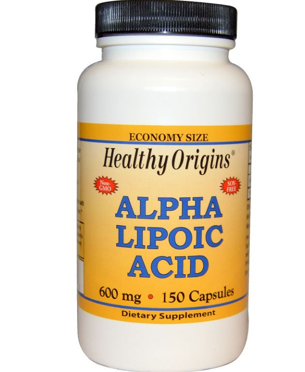 Healthy Origins Alpha Lipoic Acid 600 mg (150 Capsules) - 