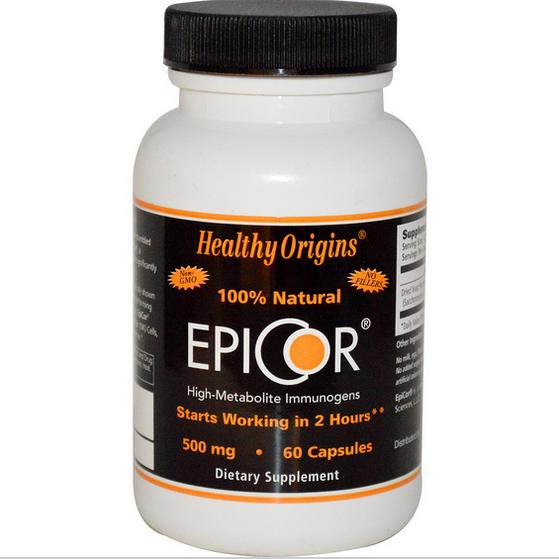 Healthy Origins EpiCor 500 mg (60 Veggie Caps ) - 