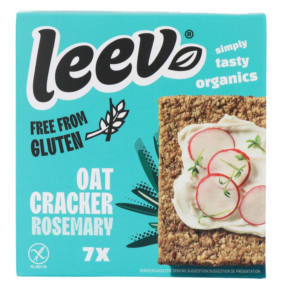 Leev Oat Cracker Rosemary