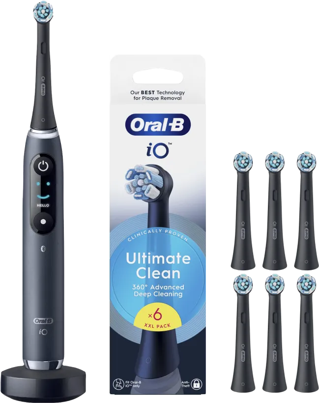 Oral-B iO 9n Onyx Zwart + 6 opzetborstels