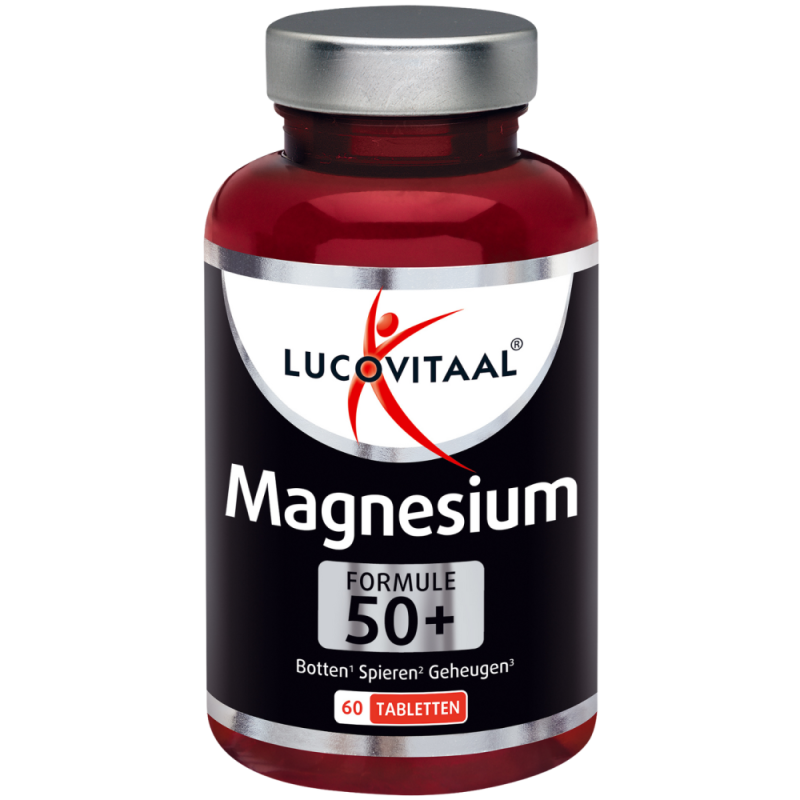 Lucovitaal Magnesium 50+ botten, spieren, geheugen 60 tabletten