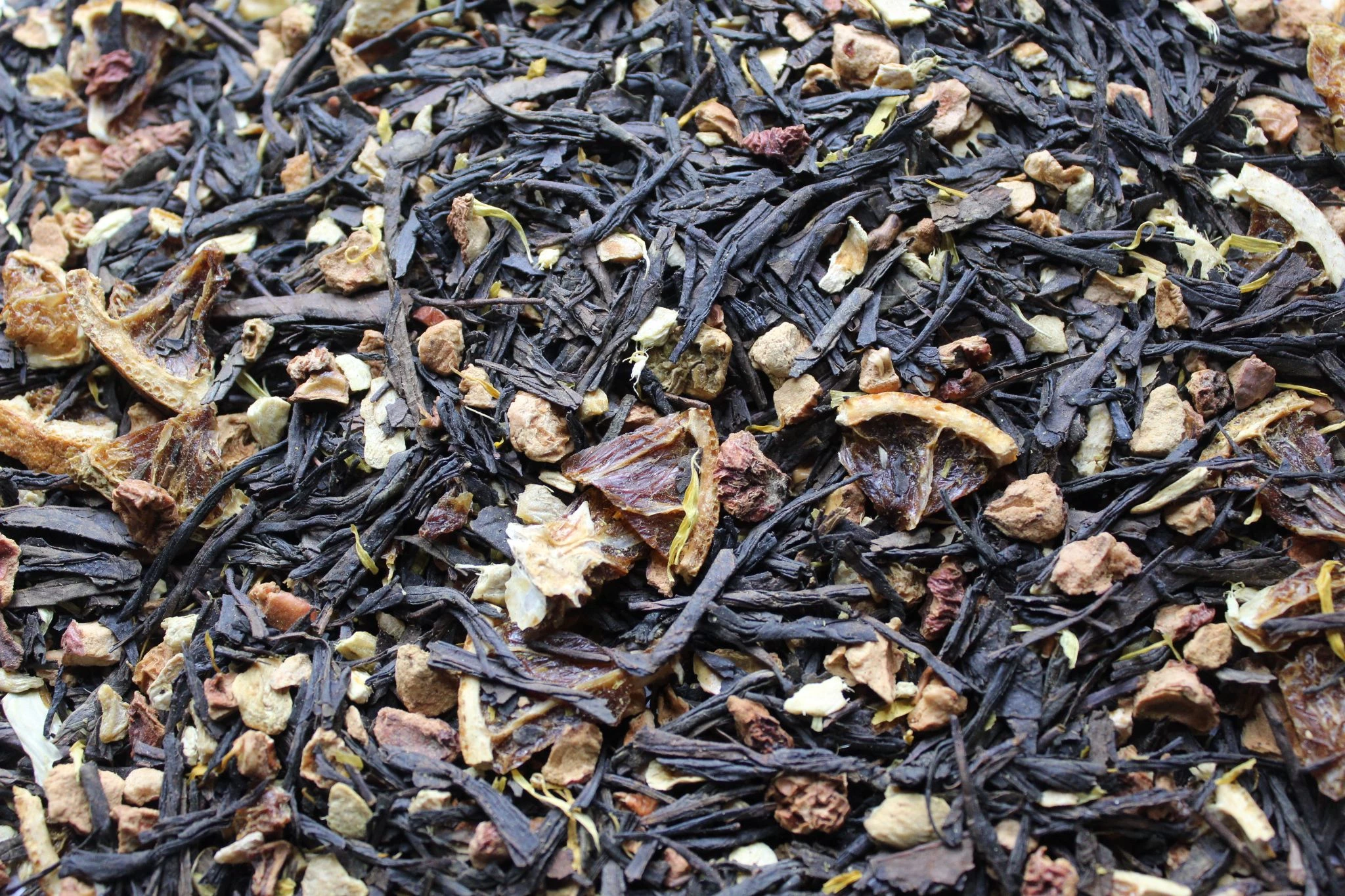 TeaKing Sencha gember-sinaasappel
 -
 Zwarte thee