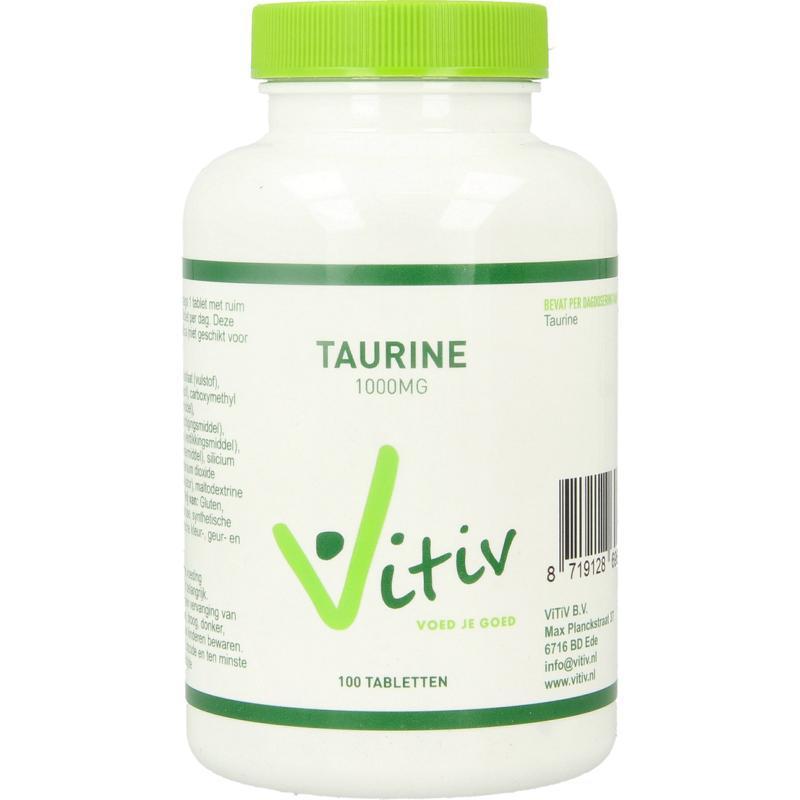 Vitiv Taurine 1000 mg 100 Tabletten