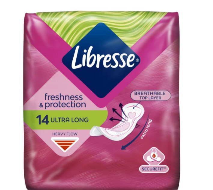 Libresse Maandverband invisible super 14 stuks