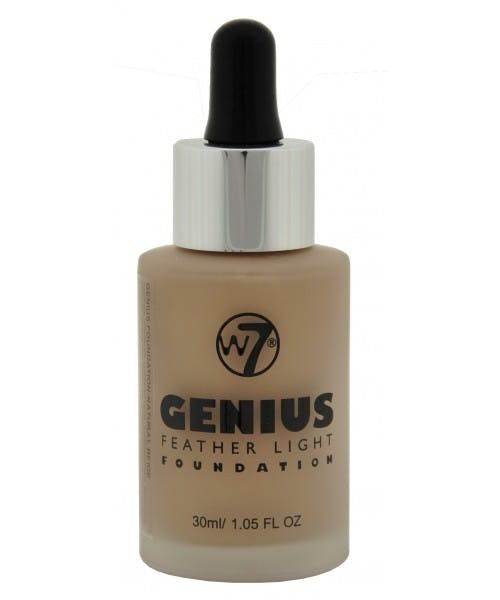 W7 Genius Foundation Natural Beige 30 ml