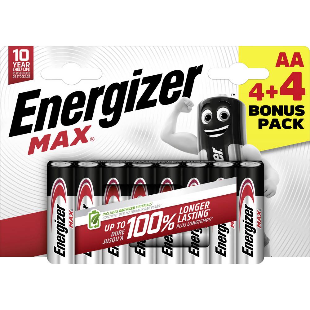 Energizer AA batterij (penlite) 1.5 V 8 stuk(s)