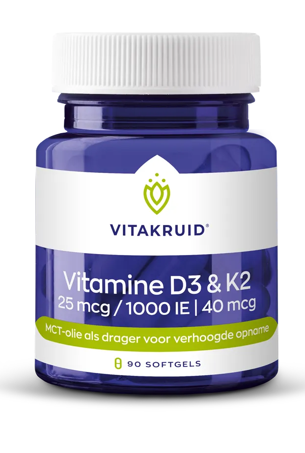 Vitakruid Vitamine D3 & k2 Softgels