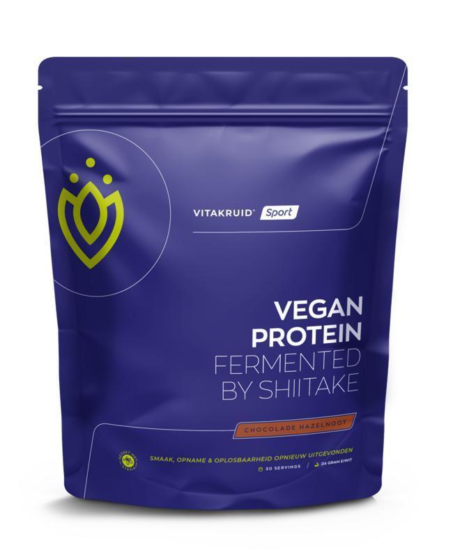 Vitakruid Vegan protein fermented by shiitake chocolade hazelnoot 987 Gram