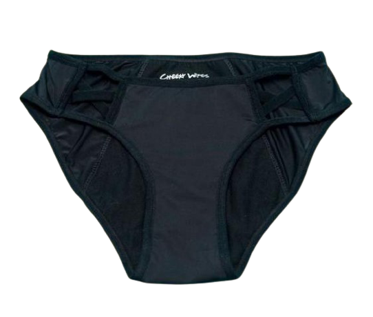 Cheeky wipes Menstruatie ondergoed feeling sassy zwart 34/36 1st