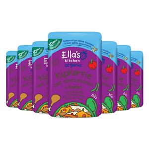 Ella's Kitchen 7x  Maaltijdzakje 10+ m Kipkerrie Sperziebonen Kokos 190 gr