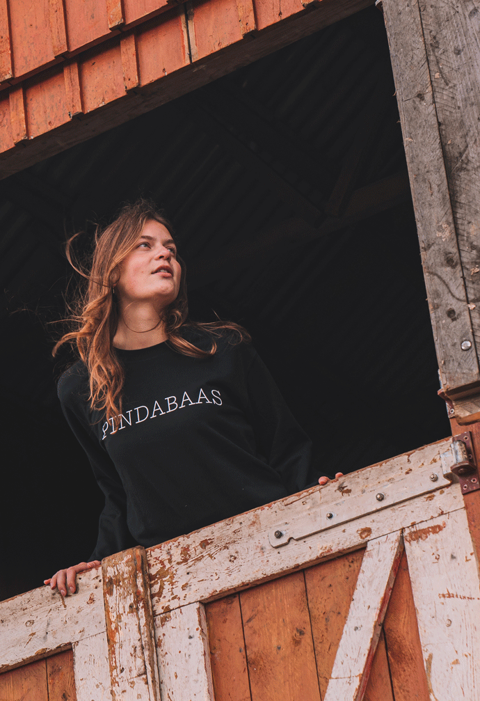 De Pindakaaswinkel Pindabaas Trui (vermeld de maat in de opmerkingen)