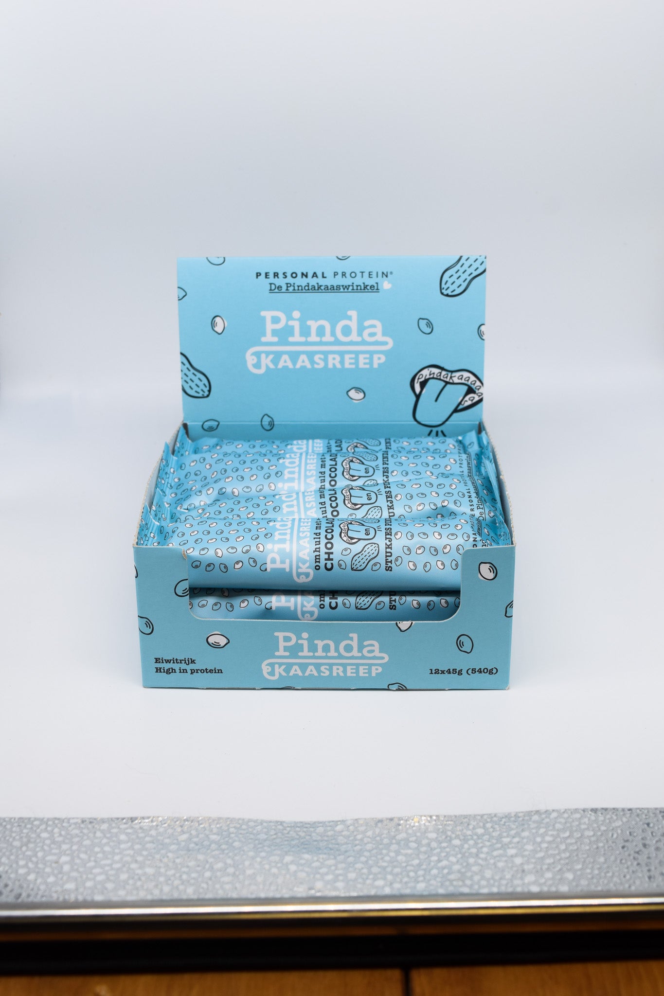 De Pindakaaswinkel Doos Pindakaasrepen (eiwit) 12 stuks