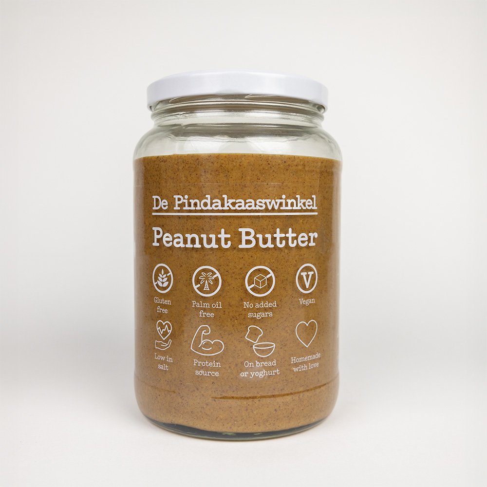 De Pindakaaswinkel XXL pot horeca (voor dispenser)