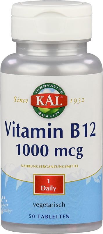 Kal Vitamine B12 1000mcg Tabletten