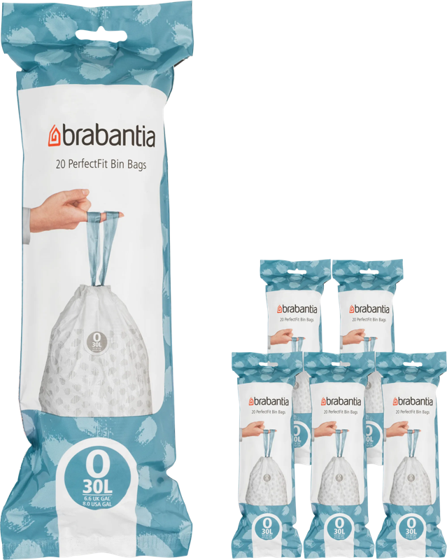 Brabantia Vuilniszakken Code O - 30 Liter (120 stuks)