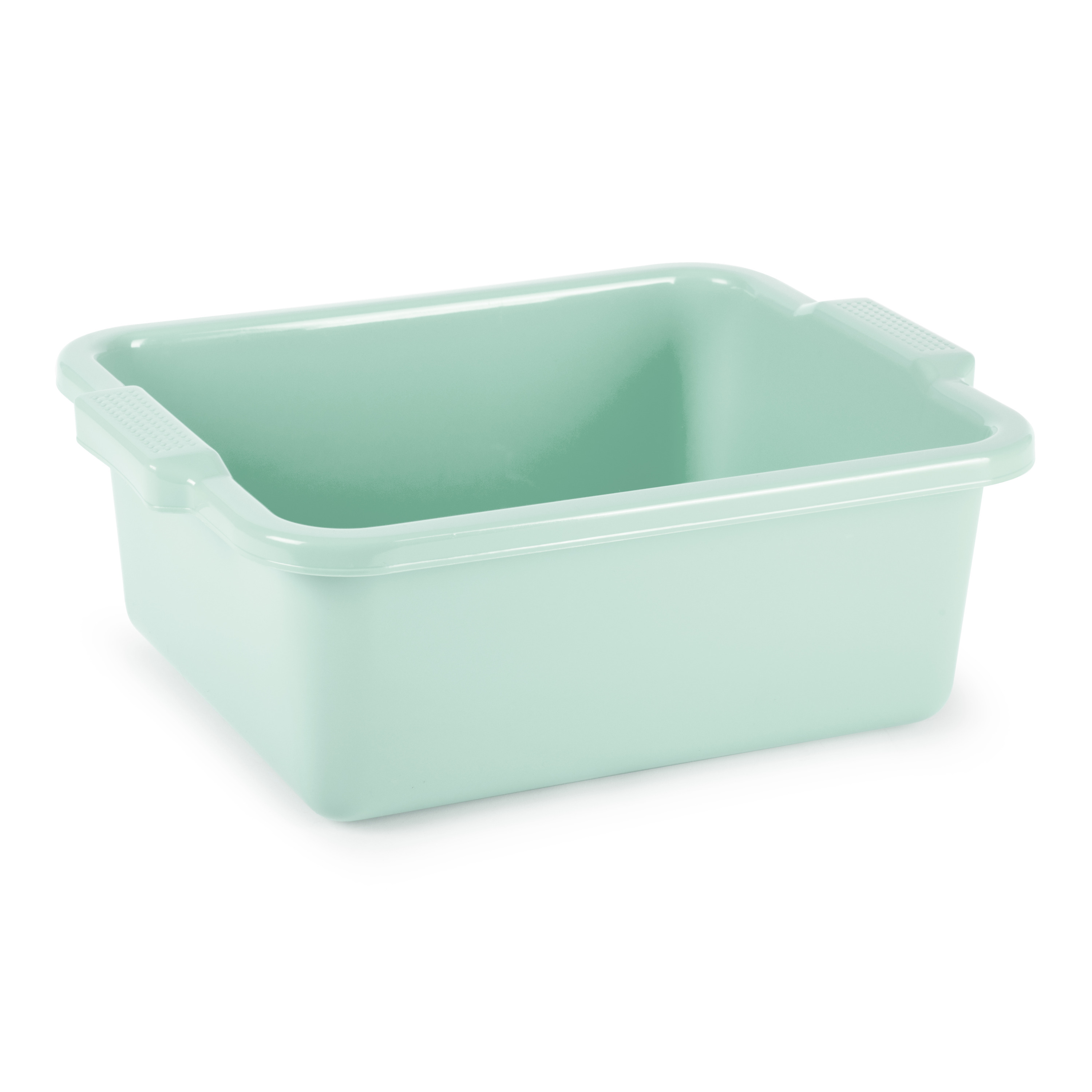 PlasticForte afwas en schoonmaak Teil - Rechthoek - kunststof - 11L - x 30 x 14 cm - groen -