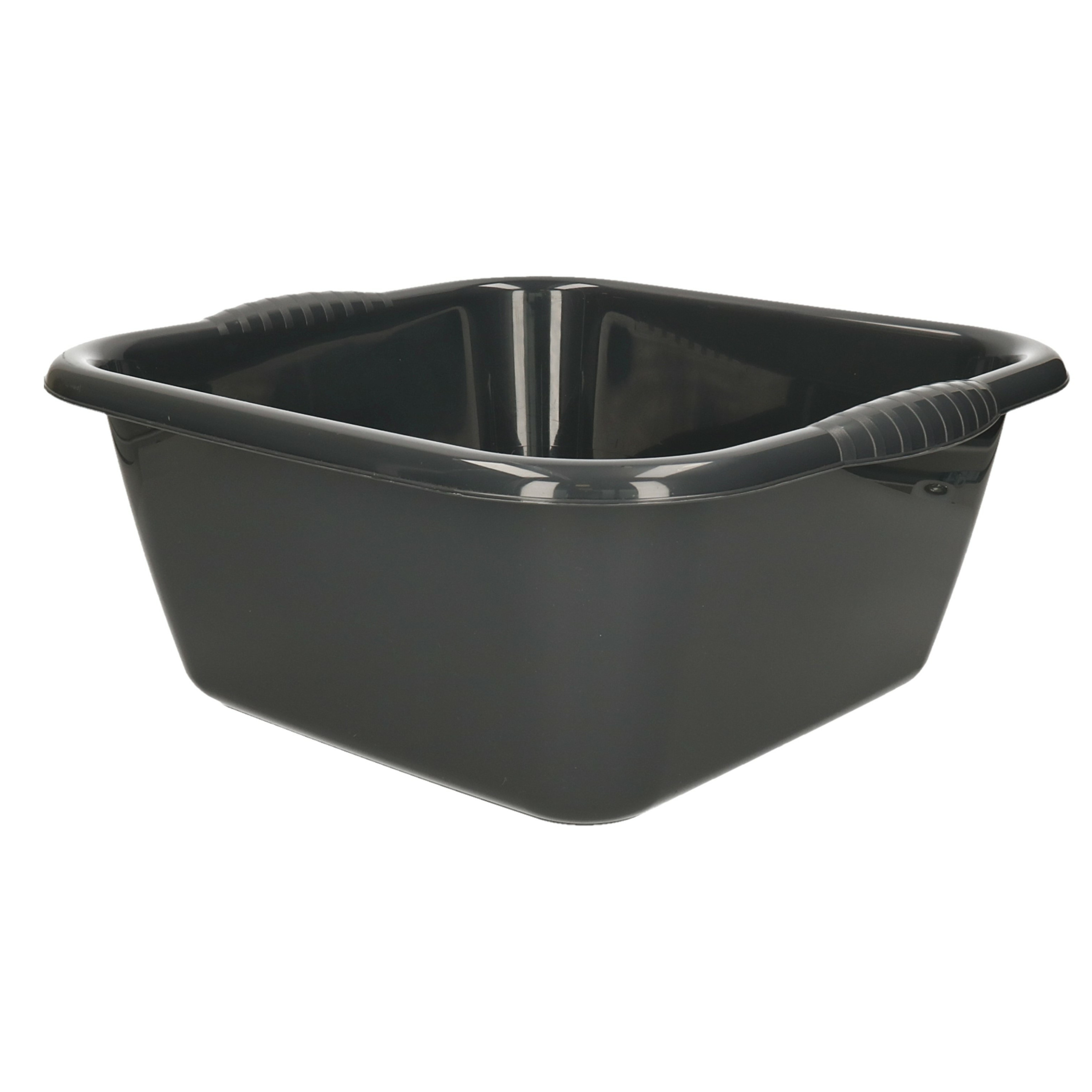 PlasticForte Afwasbak teil - 10 liter - antraciet - kunststof - x x 14,5 cm -