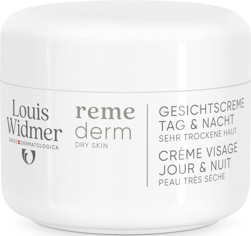 Louis Widmer Remederm gezichtscrème dag & nacht licht geparfumeerd 50ml