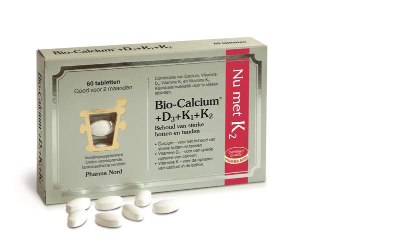 Pharma Nord Bio calcium & d3 & k1 + k2 60 tabletten